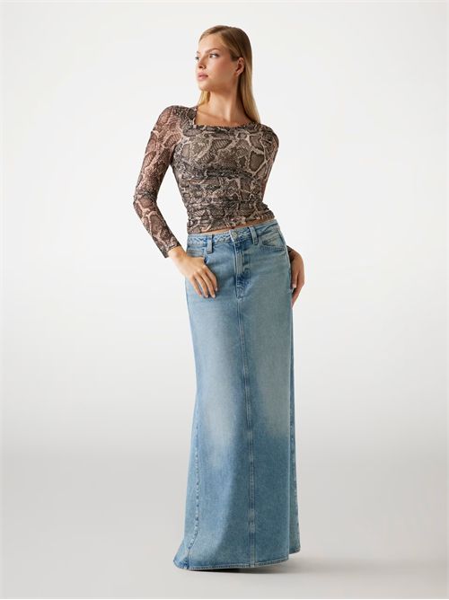 Top mesh stampa all over GUESS | W5BP32KCZC2/P1UG